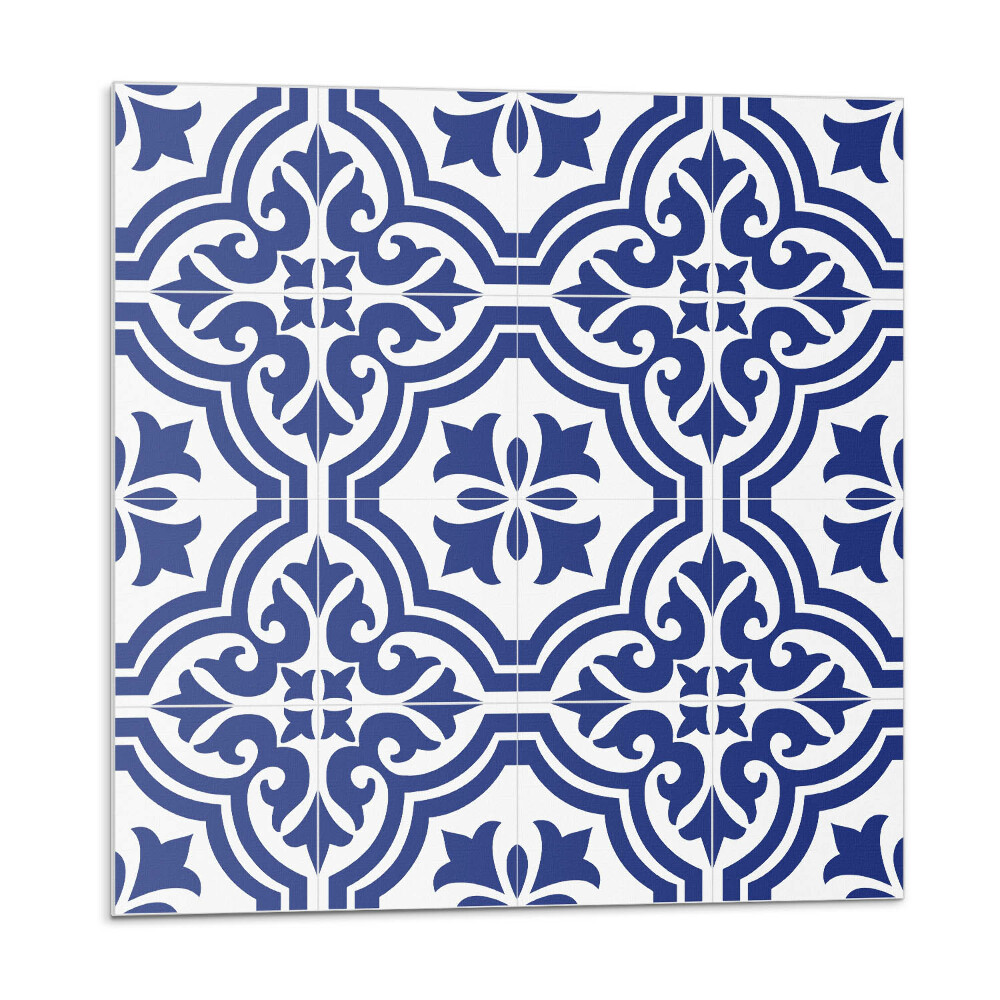 Płyta na ścianę Roślinne wzory w kafelkowych układach