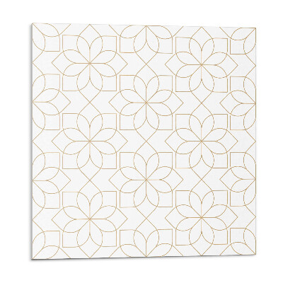 Płyta na ścianę Kwiatowa geometria w nowoczesnym stylu