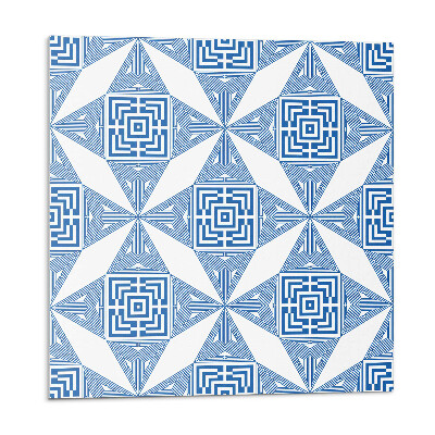 Płyta na ścianę Wzór siatki w geometrycznych kształtach