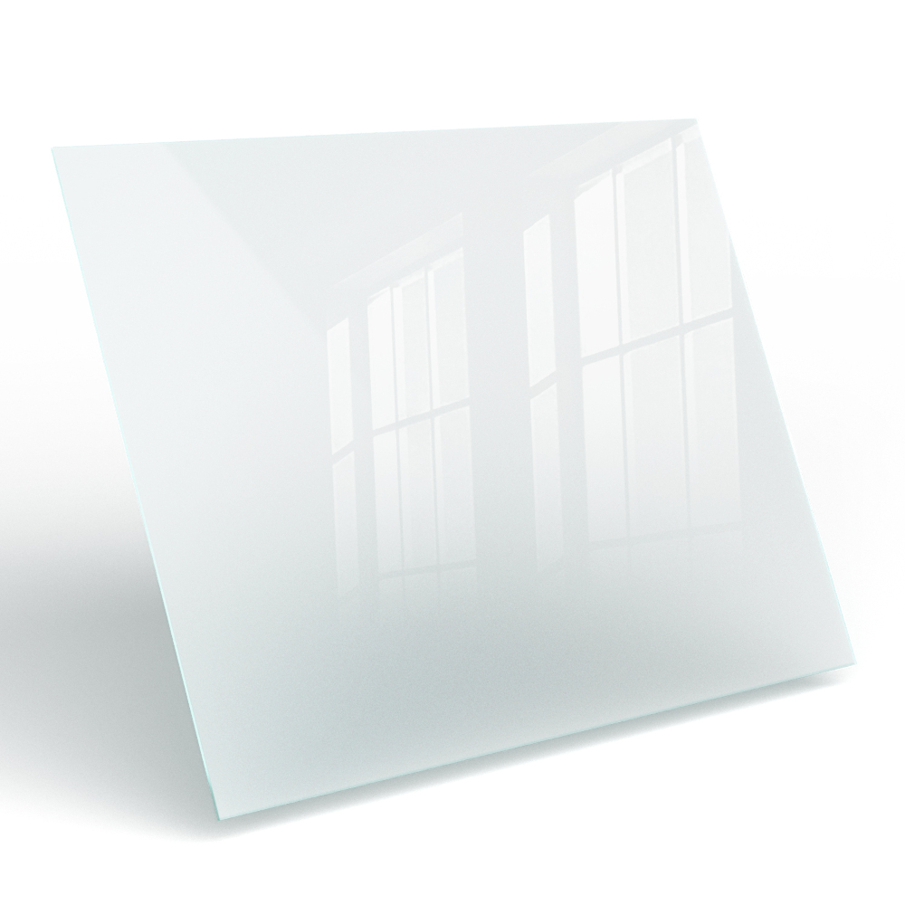 Szklany blat prostokątny półprzezroczysty