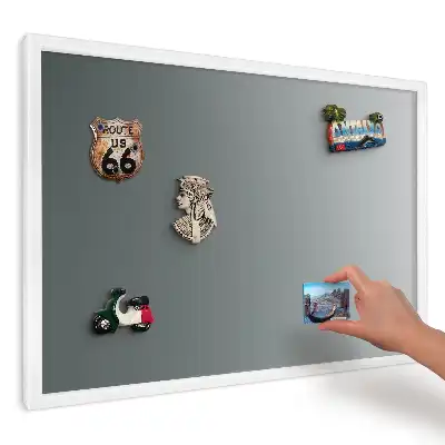 Tablica na magnesy Gradient w białej ramie granatowo-błękitna