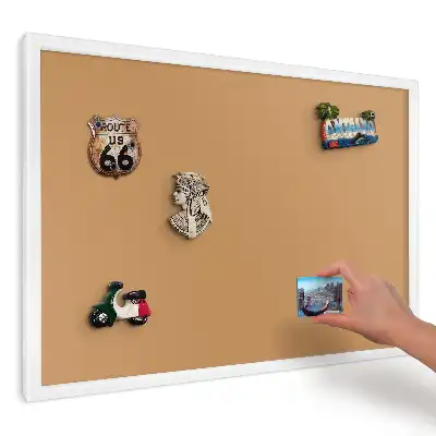 Ozdobna tablica magnetyczna minimalistyczny pomarańczowy kwadrat