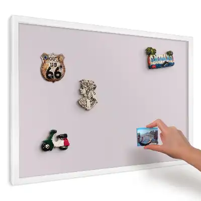 Tablica na magnesy z lodówki w kolorze subtelnego różu