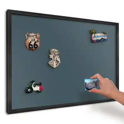 Tablica magnetyczna do kuchni Granatowa geometria