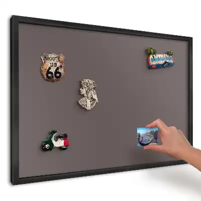 Elegancka tablica magnetyczna do kuchni w kolorze głębokiego bordo