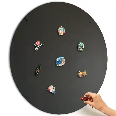 Tablica na magnesy z podróży okrągła fi100 cm