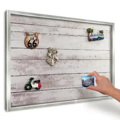 Tablica na magnesy do kuchni Surowe deski vintage
