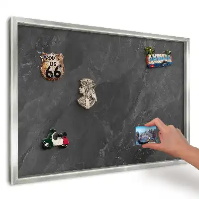 Tablica magnetyczna na magnesy z podróży wzór marmur