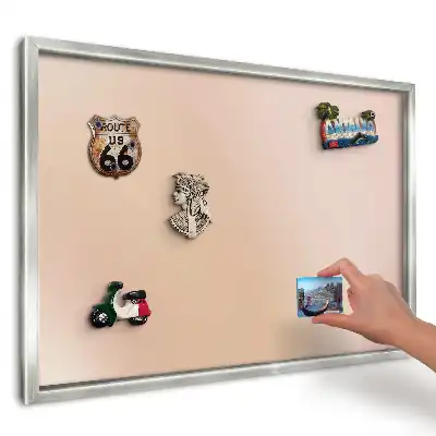Tablica na magnesy do kuchni Beżowa tkanina przejścia