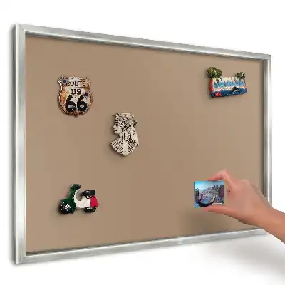 Tablica magnetyczna na magnesy z podróży Pomarańczowy minimalizm