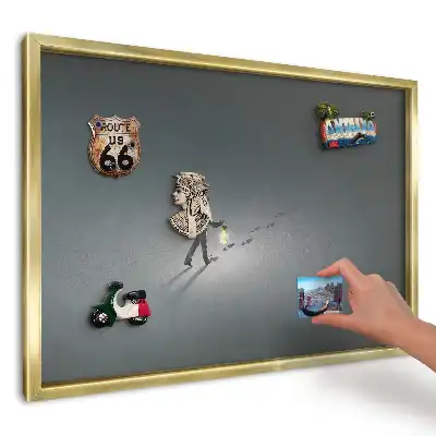 Tablica magnetyczna na ścianę Wędrowiec w mroku