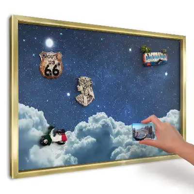 Tablica magnetyczna Gwieździste nocne niebo