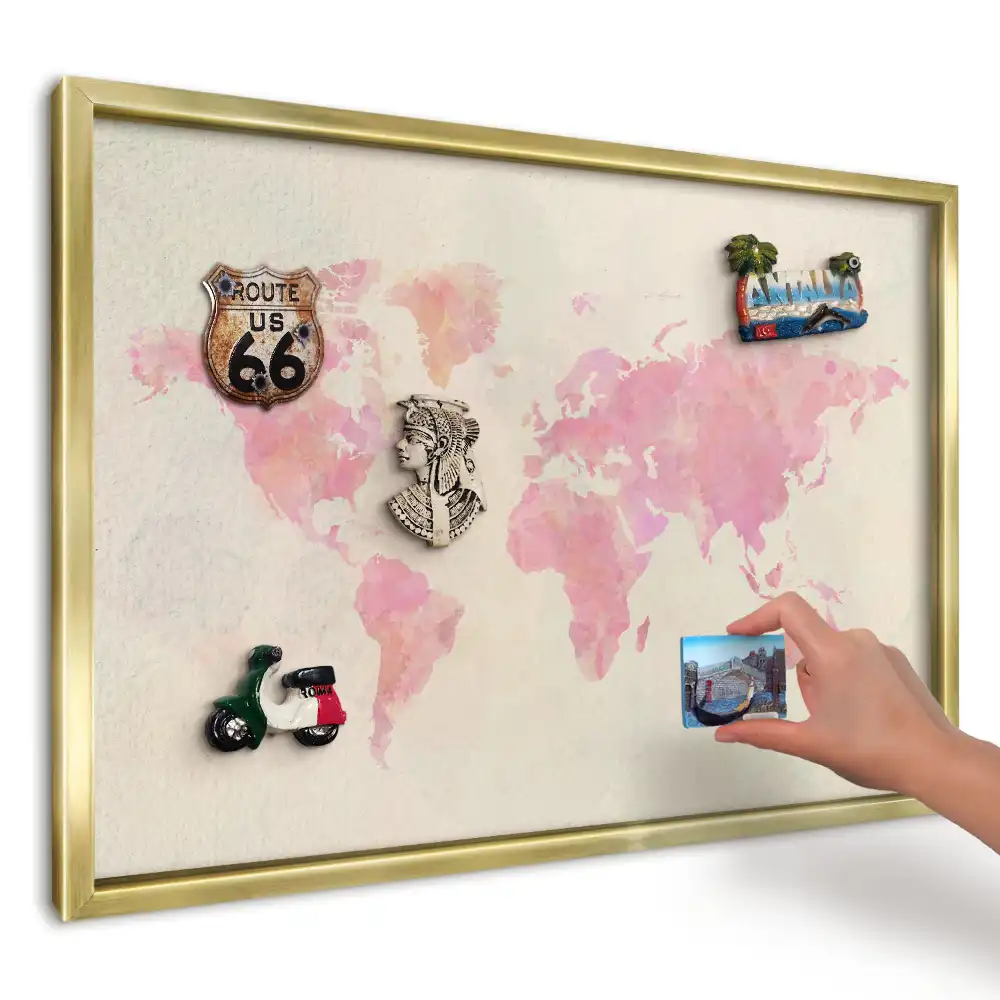 Tablica magnetyczna Harmonijna mapa akwarela