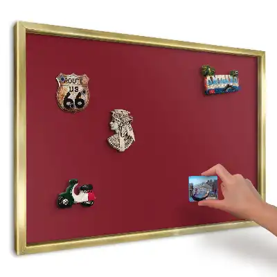 Bordowa tablica magnetyczna elegancki minimalizm