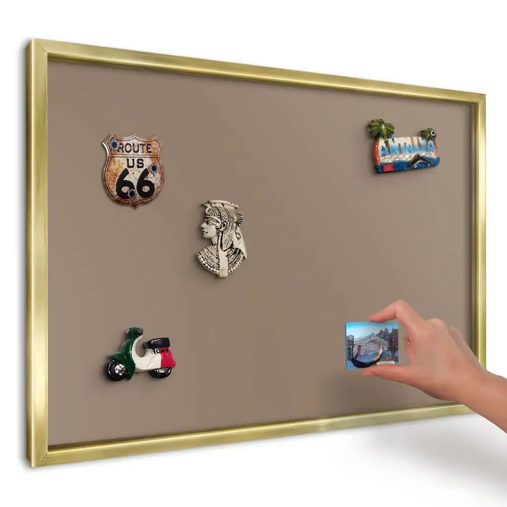 Energetyczna pomarańczowa tablica magnetyczna na magnesy