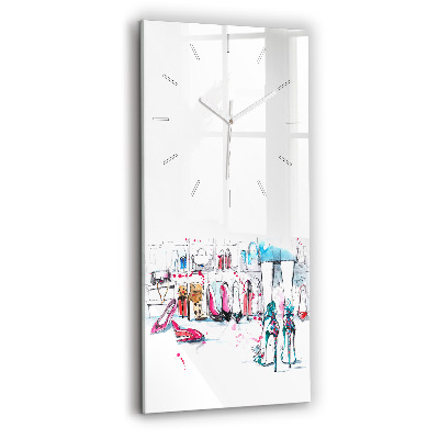 Zegar ścienny pionowy Element kobiecości