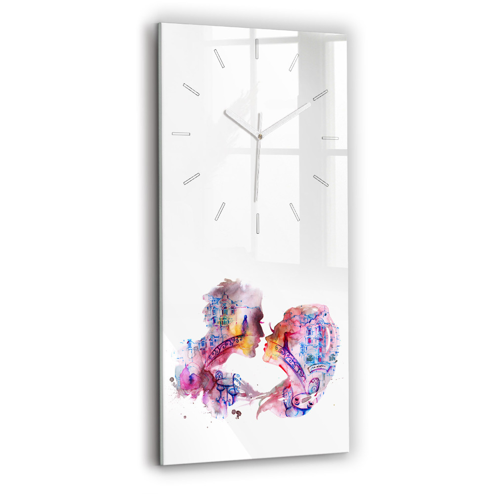 Zegar ścienny pionowy Dwa Ciała Jedna Dusza