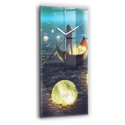 Zegar ścienny pionowy Abstrakcja