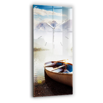 Zegar ścienny pionowy Widok na jezioro