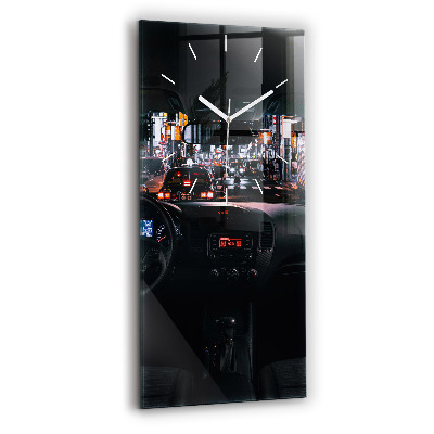 Zegar pionowy Samochód w Tokio
