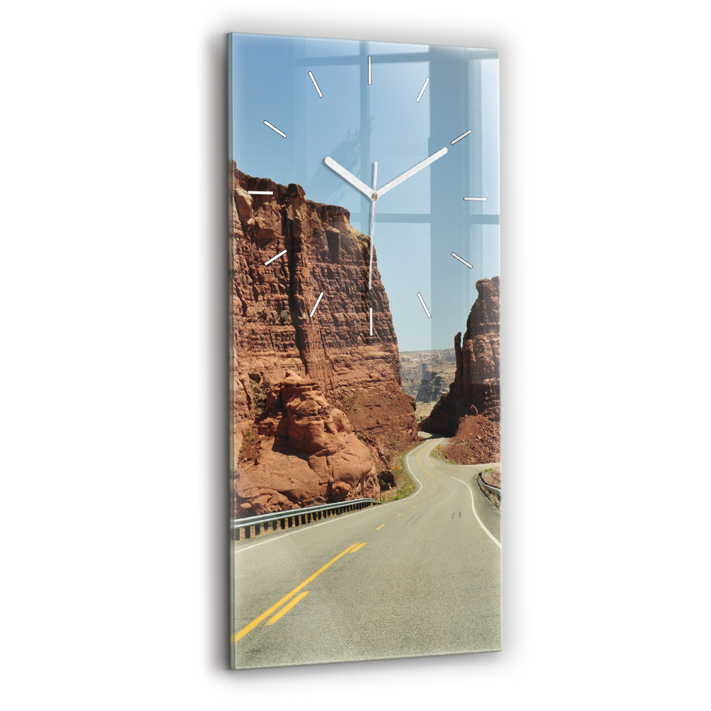 Zegar pionowy Route 66 w USA