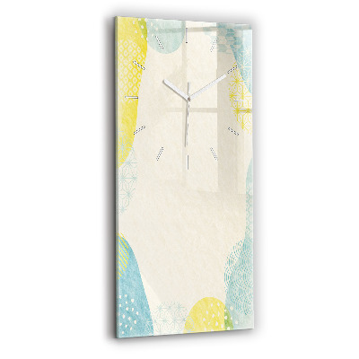 Zegar pionowy Ramka ze wzorów