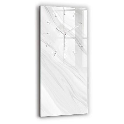 Zegar ścienny pionowy Dekoracyjny marmur