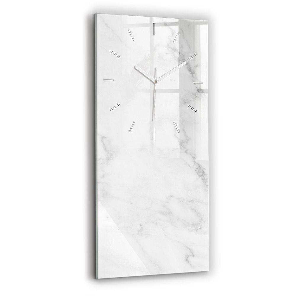 Zegar ścienny pionowy Elegancki marmur
