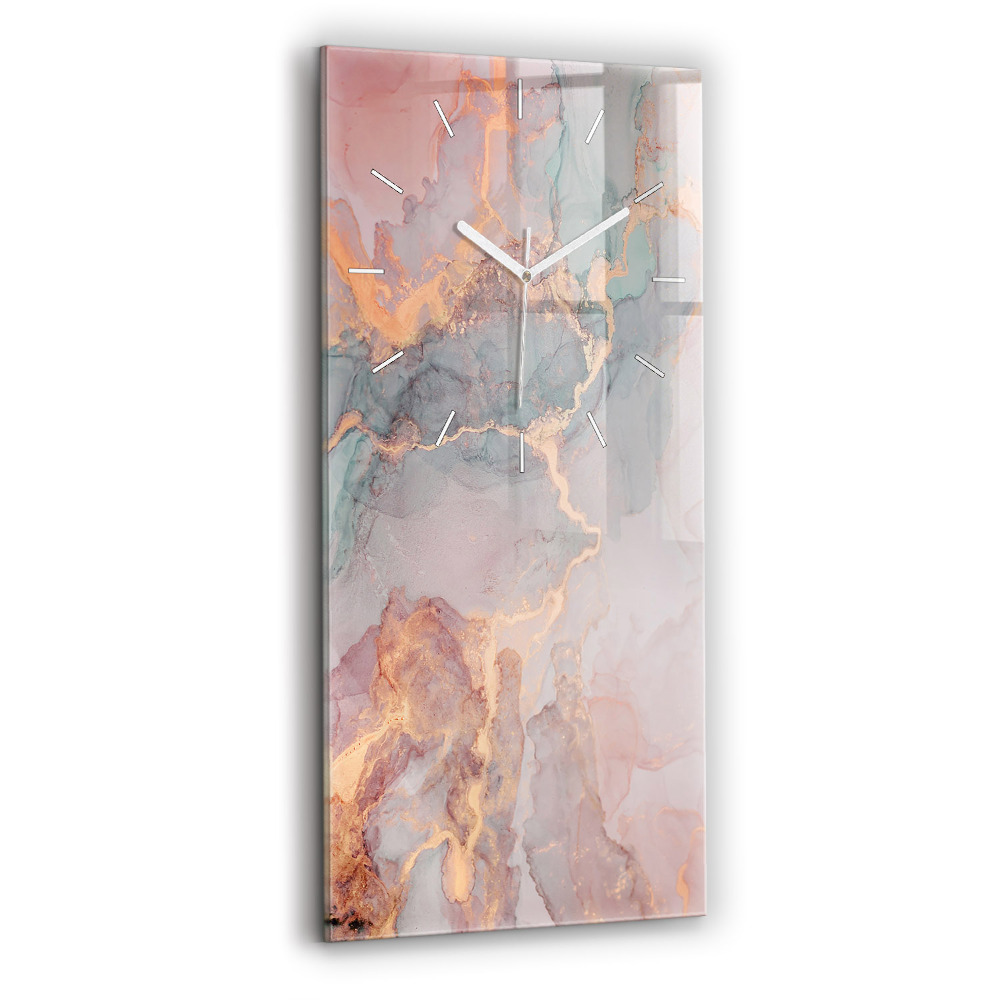 Zegar ścienny pionowy Tekstura marmuru