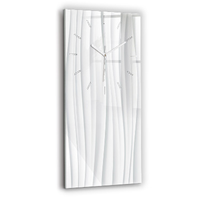 Zegar ścienny pionowy Fale tekstura