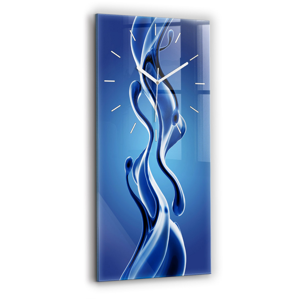 Zegar pionowy Abstrakcja cieczy