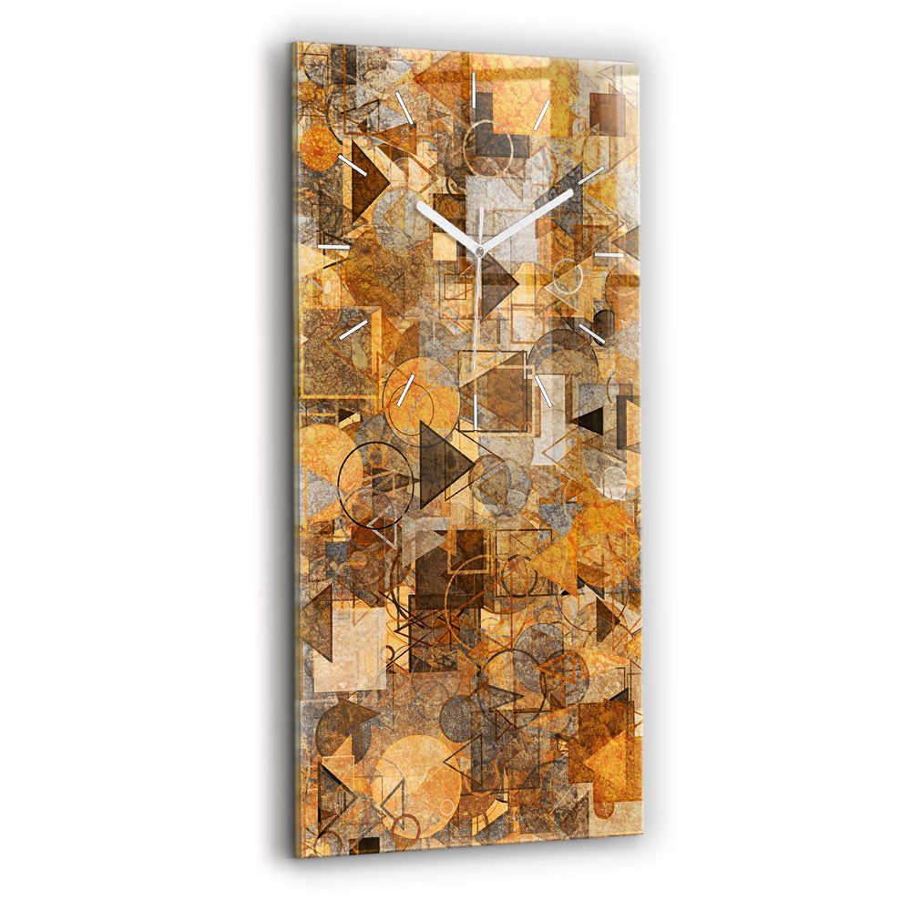 Zegar ścienny pionowy Kształty Geometryczne