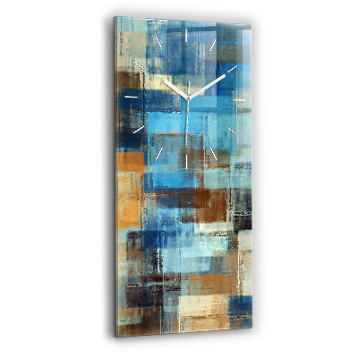 Zegar ścienny pionowy Kolorowe tło – abstrakcja