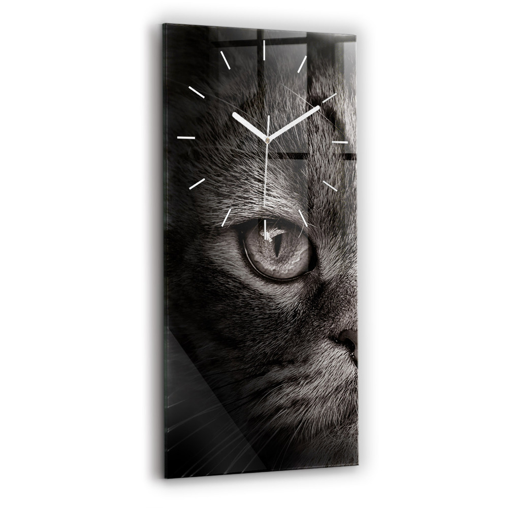Zegar ścienny pionowy Pies i kot szkocki