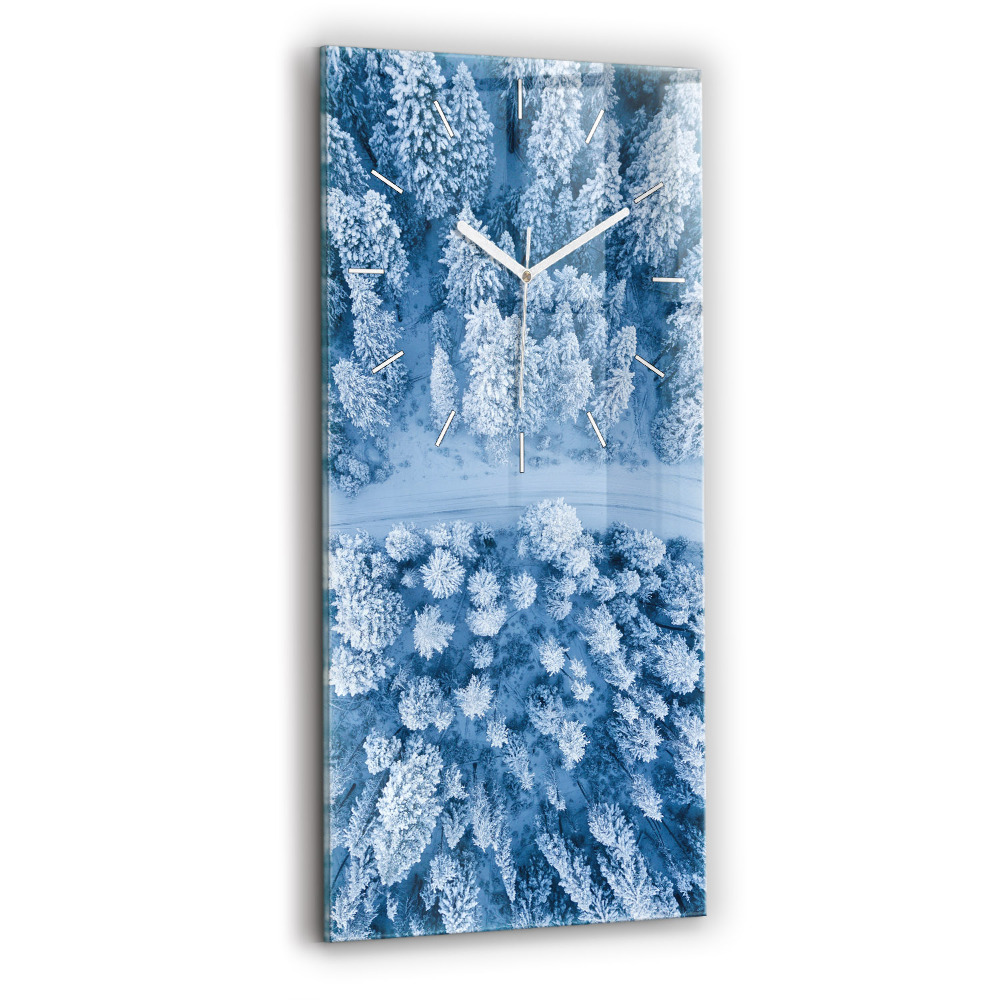 Zegar pionowy Las z drona