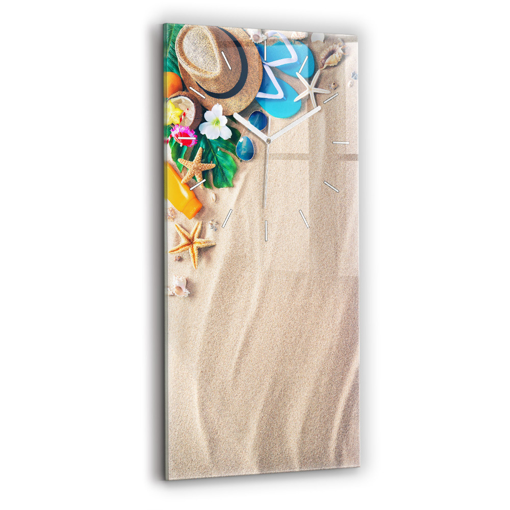 Zegar ścienny pionowy Akcesoria wakacyjne