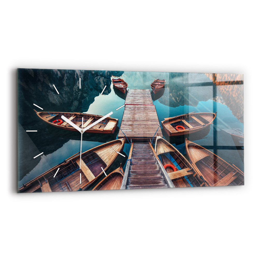 Zegar poziomy Pomost i Jezioro