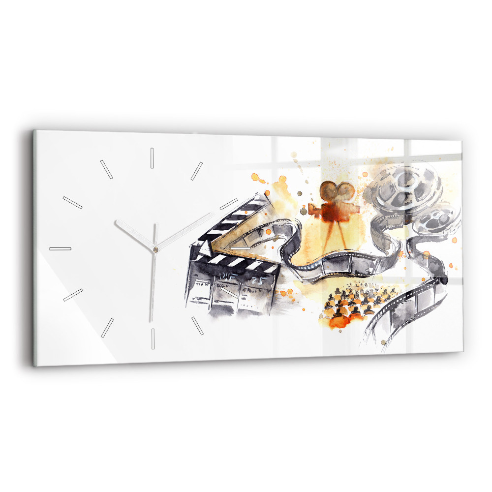 Zegar szklany poziomy Kinematografia kamera