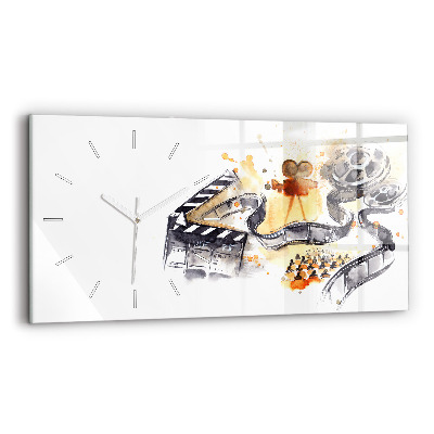 Zegar szklany poziomy Kinematografia kamera