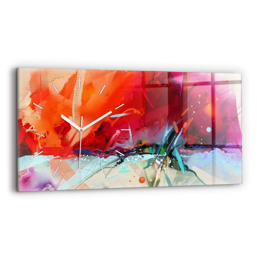 Zegar szklany Rzędy przypraw