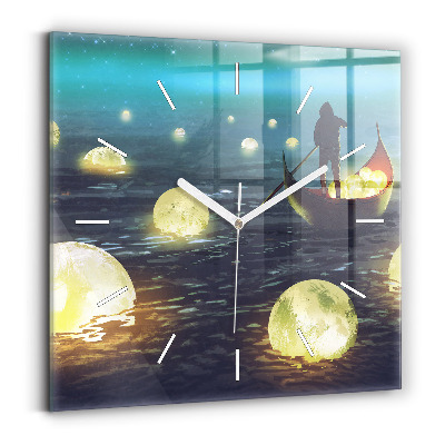 Zegar ścienny kwadratowy Abstrakcja