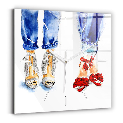 Zegar kwadratowy Kobiece Szpilki