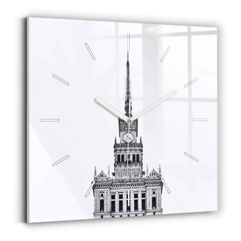 Zegar ścienny kwadratowy Pałac Kultury i Nauki