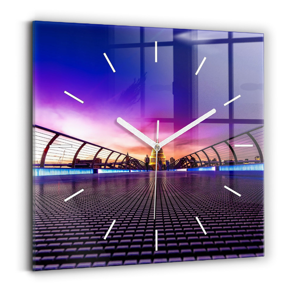 Zegar szklany kwadratowy Katedra Św. Pawła