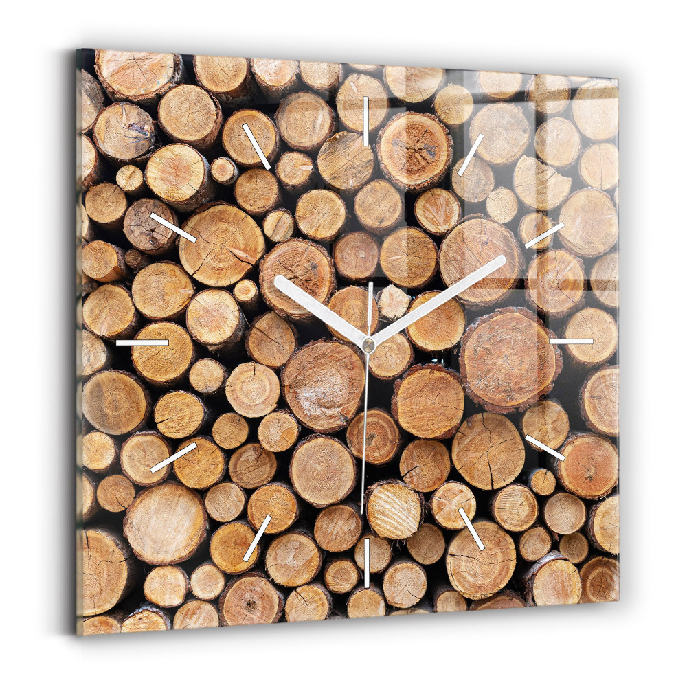 Zegar kwadratowy Słoje drzew