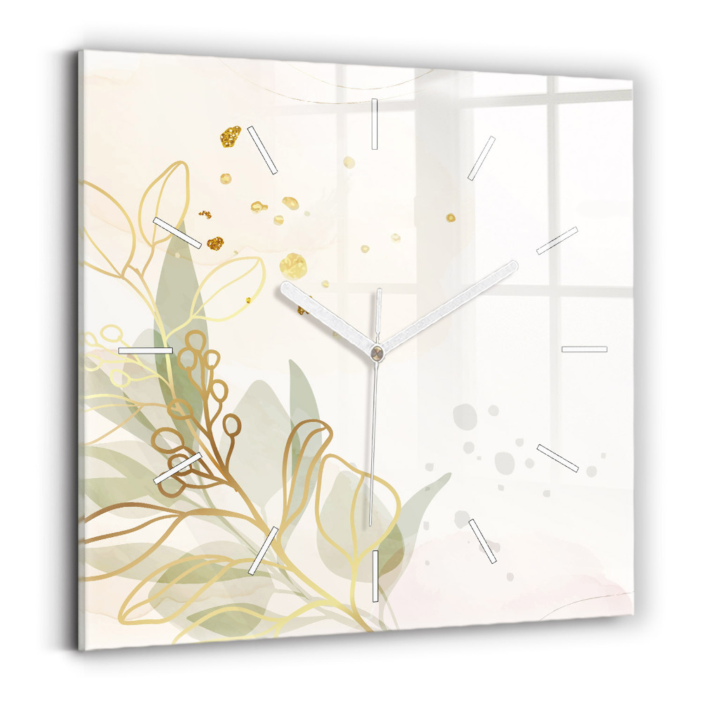 Zegar kwadratowy Pastelowa abstrakcja