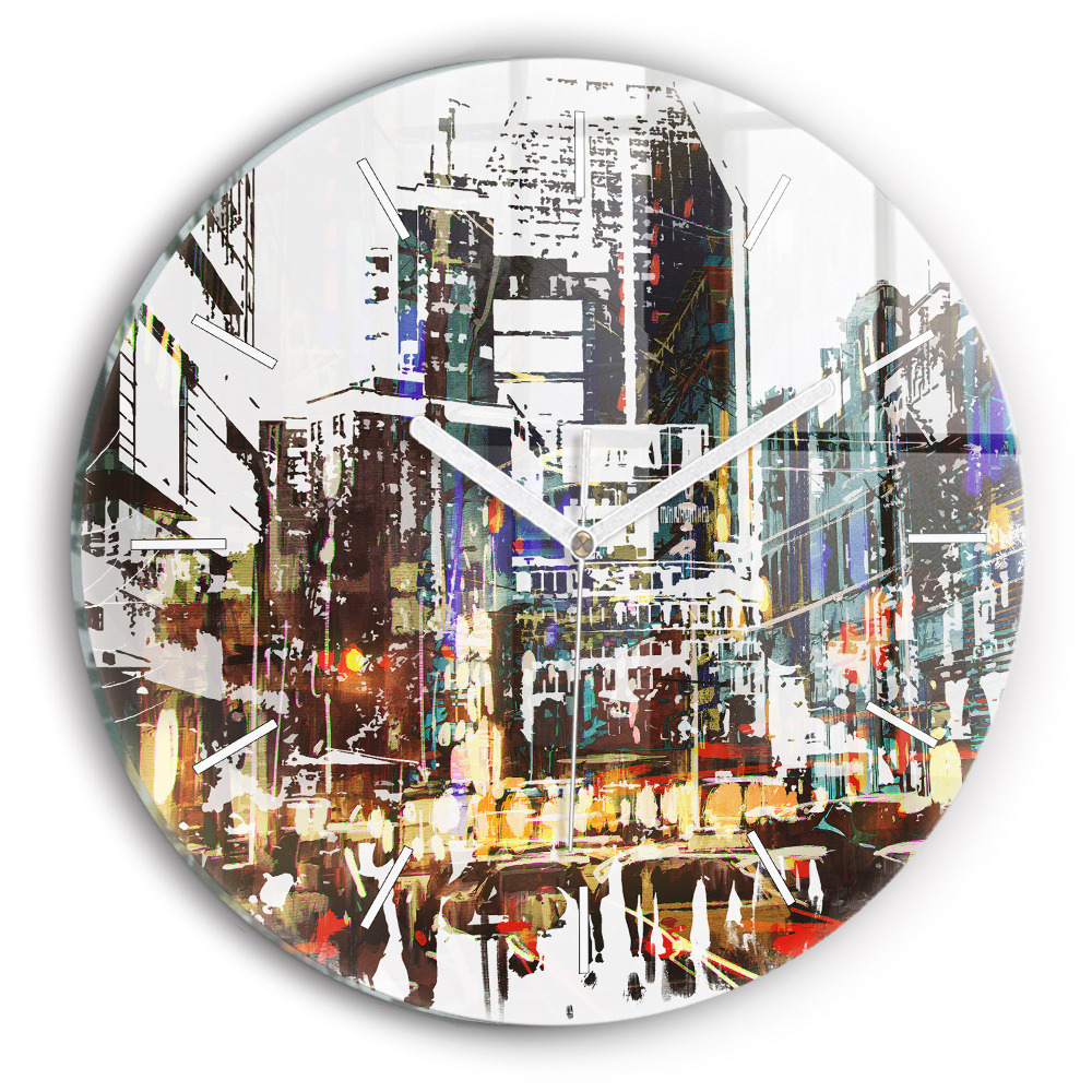 Zegar okrągły Nowy Jork Miasto