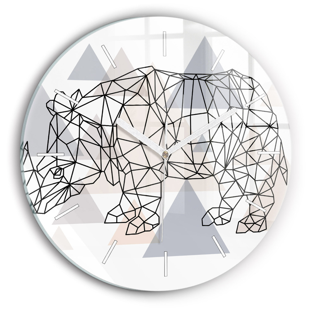 Zegar ścienny Geometryczny Wzór