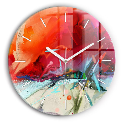 Zegar z nadrukiem Rzędy przypraw