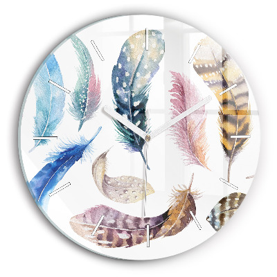 Dekoracyjny zegar ścienny Sztuka retro ilustracja